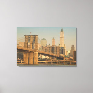 USA, New York, New York City, Manhattan: Canvas Afdruk