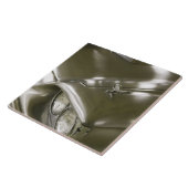 USA, Ohio, Cleveland: Historische westerne reserve Tegeltje (Zijkant)