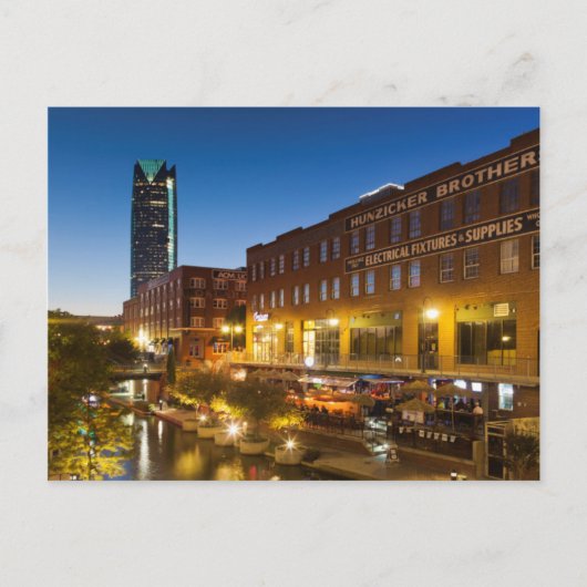USA, Oklahoma, Oklahoma City, Bricktown Briefkaart (Voorkant)