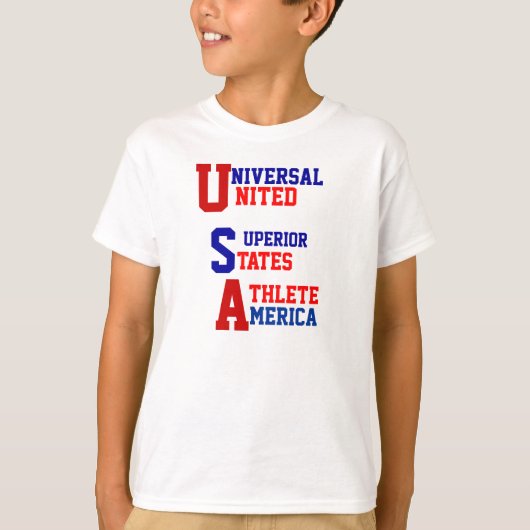 Usa Olympische t-shirts (Voorkant)