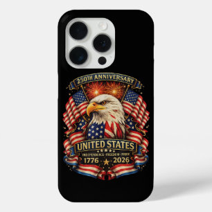 USA onafhankelijkheid 250e verjaardag 1776 2026 iPhone 15 Pro Case