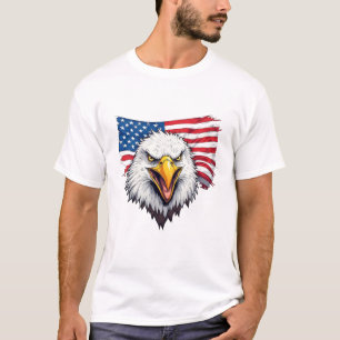 USA Onafhankelijkheidsdag Adelaar Ontwerp T-shirt