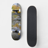 USA, Oregon, Ashland, Lithia Park. herfst Skateboard (Voorkant)