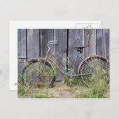 USA, Oregon, Bend. A dilapidated old bike Briefkaart (Voorkant / Achterkant)