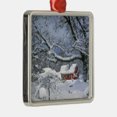 USA, Oregon, Clackamas County. verse sneeuw Metalen Ornament (Rechts)