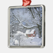 USA, Oregon, Clackamas County. verse sneeuw Metalen Ornament (Links)