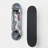 USA, Oregon, Clackamas County. verse sneeuw Skateboard (Voorkant)