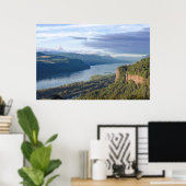 USA, Oregon, Columbia River Gorge, Vista House Poster (Thuiskantoor)