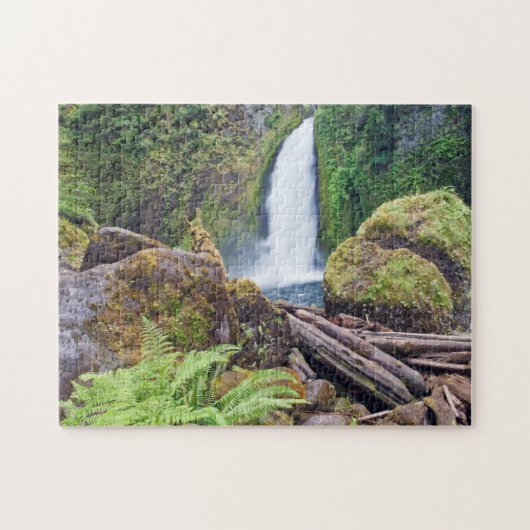 USA, Oregon, Columbia River Gorge, Wahclella Legpuzzel (Horizontaal)