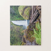 USA, Oregon, Columbia River Gorge, Wahclella Legpuzzel (Verticaal)