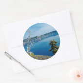 USA, Oregon, Crater Lake National Park 4 Ronde Sticker (Envelop)