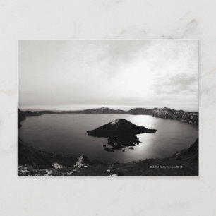 USA, Oregon, Crater Lake, Wizard Island Briefkaart