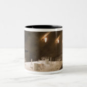 USA, Oregon, Dundee. Mijnruimte in Archery Tweekleurige Koffiemok (Center)