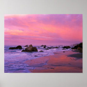 USA, Oregon, Harris State Beach, Brookings. Poster