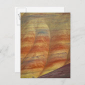 USA, Oregon, Mitchell, Painted Hills, Close-up Briefkaart (Voorkant / Achterkant)