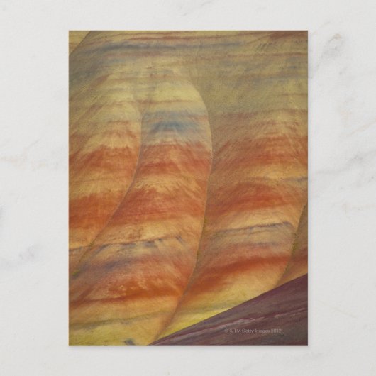 USA, Oregon, Mitchell, Painted Hills, Close-up Briefkaart (Voorkant)