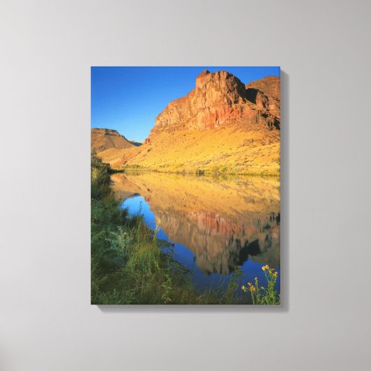 USA, Oregon, Owyhee River Canyon Canvas Afdruk (Voorkant)