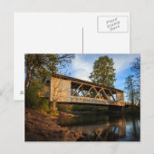 USA, Oregon, Scio, Larwood Wayside, Larwood Briefkaart (Voorkant / Achterkant)