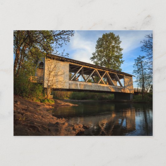 USA, Oregon, Scio, Larwood Wayside, Larwood Briefkaart (Voorkant)