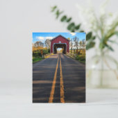 USA, Oregon, Scio, Shimanek Bridge 2 Briefkaart (Staand voorkant)