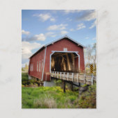 USA, Oregon, Scio, Shimanek Bridge Briefkaart (Voorkant)
