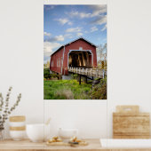 USA, Oregon, Scio, Shimanek Bridge Poster (Keuken)