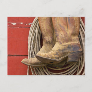 USA, Oregon, Seneca, Ponderosa Ranch. Sluiten Briefkaart