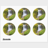 USA, Oregon, Silver Herfst State Park 3 Ronde Sticker (Vel)