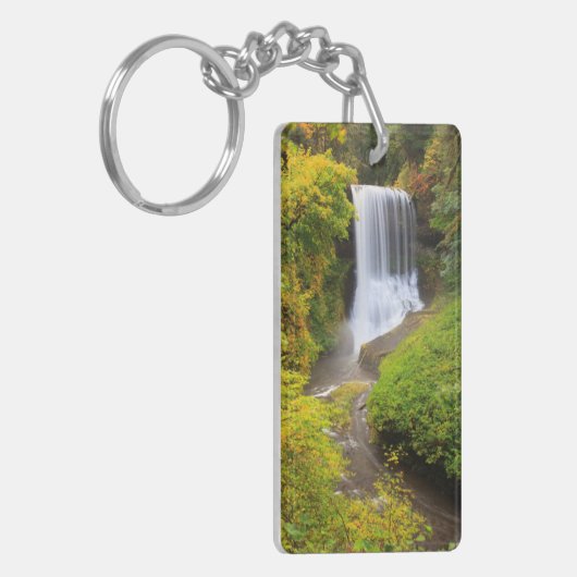 USA, Oregon, Silver Herfst State Park 3 Sleutelhanger (Voorkant Links)