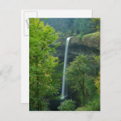 USA, Oregon, Silver Herfst State Park Briefkaart (Voorkant / Achterkant)