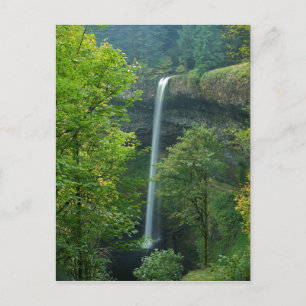 USA, Oregon, Silver Herfst State Park Briefkaart