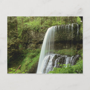 USA, Oregon, Silver Herfst State Park. Onderlaag Briefkaart
