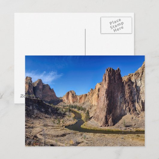 USA, Oregon, Smith Rock State Park Briefkaart (Voorkant / Achterkant)