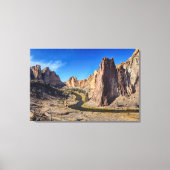 USA, Oregon, Smith Rock State Park Canvas Afdruk (Voorkant)