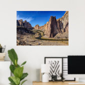 USA, Oregon, Smith Rock State Park Poster (Thuiskantoor)