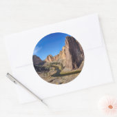 USA, Oregon, Smith Rock State Park Ronde Sticker (Envelop)