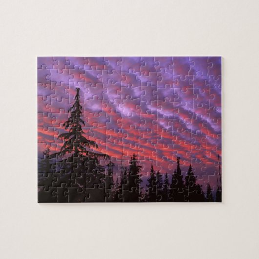 USA, Oregon, Three Sisters Wilderness, Vivid Legpuzzel (Horizontaal)