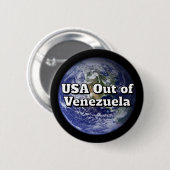 USA out of Venezuela Button (Voorkant /achterkant)