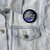 USA out of Venezuela Button (In situ)