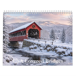 USA Overdekte Bruggen Kalender