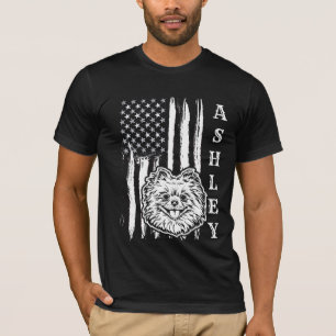 USA Patriot Dwergkees US Huisdier T-shirt