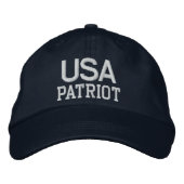 USA Patriot Embroized Navy/White Pet (Voorkant)