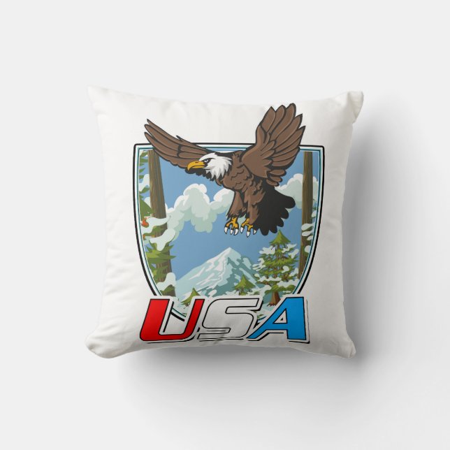 USA Patriot-logo Kussen (Voorkant)