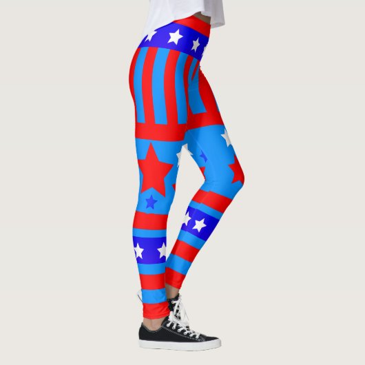 USA Patriot Stars and Stripes Leggings (Rechts)