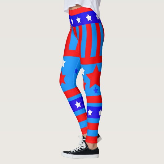 USA Patriot Stars and Stripes Leggings (Links)