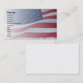 USA Patriot Visitekaartje (Voorkant / Achterkant)