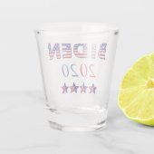 USA Patriotic Biden 2020 Shot Glas (Achterkant)