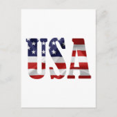 USA Patriotic Briefkaart (Voorkant)