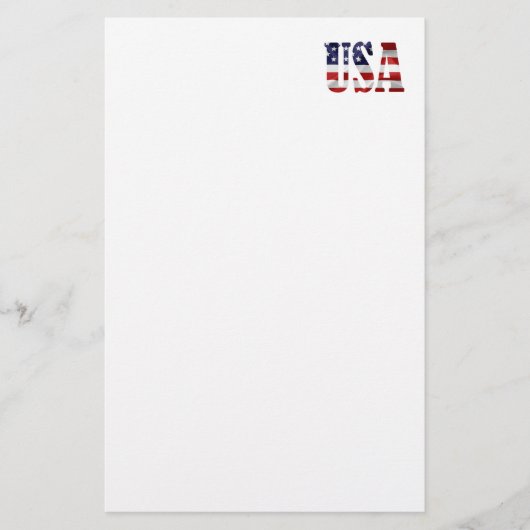 USA Patriotic Briefpapier (Voorkant)