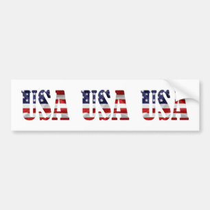 USA Patriotic Bumpersticker
